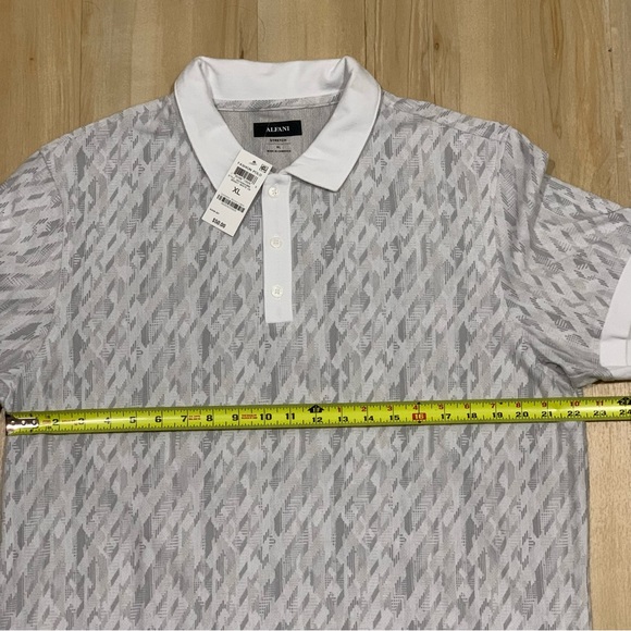ALFANI Men's Geometric-print Polo, Size XL - Picture 6 of 7